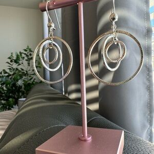 Beautiful sterling silver drop earrings